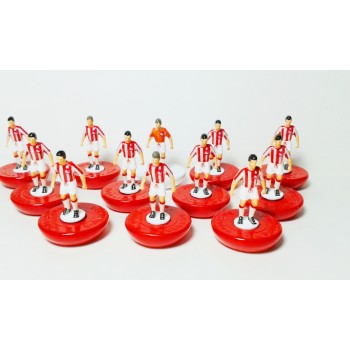 Subbuteo Andrew Table soccer Olympiacos 1972-74 on Classic Hasbro bases